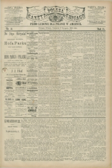 Gazeta Polska w Chicago : pismo ludowe dla Polonii w Ameryce. R.14, nr 31 (5 sierpnia 1886)