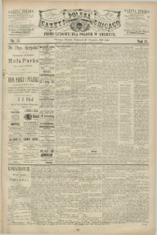 Gazeta Polska w Chicago : pismo ludowe dla Polonii w Ameryce. R.14, nr 33 (19 sierpnia 1886)