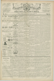 Gazeta Polska w Chicago : pismo ludowe dla Polonii w Ameryce. R.14, nr 37 (16 września 1886)