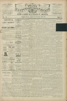 Gazeta Polska w Chicago : pismo ludowe dla Polonii w Ameryce. R.14, nr 38 (23 września 1886)