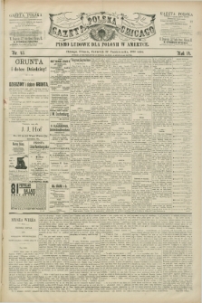Gazeta Polska w Chicago : pismo ludowe dla Polonii w Ameryce. R.14, nr 43 (28 października 1886)
