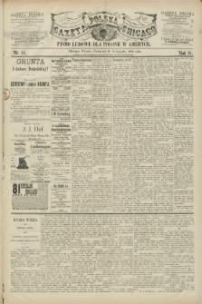 Gazeta Polska w Chicago : pismo ludowe dla Polonii w Ameryce. R.14, nr 45 (11 listopada 1886)