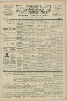 Gazeta Polska w Chicago : pismo ludowe dla Polonii w Ameryce. R.14, nr 50 (16 grudnia 1886)
