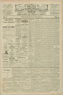 Gazeta Polska w Chicago : pismo ludowe dla Polonii w Ameryce. R.15, nr 11 (17 marca 1887)