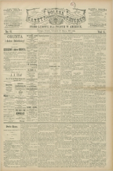 Gazeta Polska w Chicago : pismo ludowe dla Polonii w Ameryce. R.15, nr 13 (31 marca 1887)
