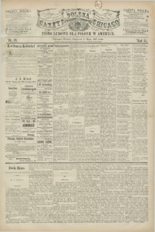 Gazeta Polska w Chicago : pismo ludowe dla Polonii w Ameryce. R.15, nr 18 (5 maja 1887)