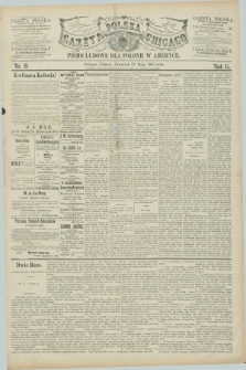 Gazeta Polska w Chicago : pismo ludowe dla Polonii w Ameryce. R.15, nr 19 (12 maja 1887)