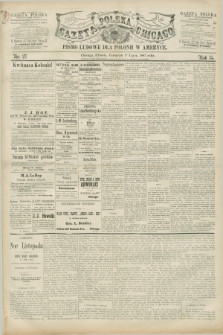 Gazeta Polska w Chicago : pismo ludowe dla Polonii w Ameryce. R.15, nr 27 (7 lipca 1887)