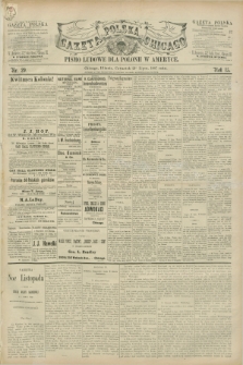 Gazeta Polska w Chicago : pismo ludowe dla Polonii w Ameryce. R.15, nr 29 (21 lipca 1887)