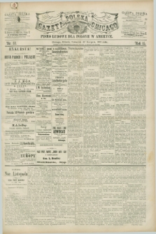 Gazeta Polska w Chicago : pismo ludowe dla Polonii w Ameryce. R.15, nr 33 (18 sierpnia 1887)