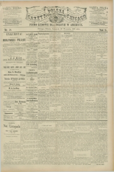 Gazeta Polska w Chicago : pismo ludowe dla Polonii w Ameryce. R.15, nr 38 (22 września 1887)