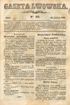 Gazeta Lwowska. 1848, nr 49