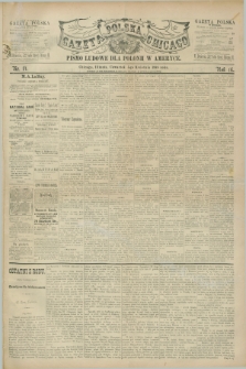 Gazeta Polska w Chicago : pismo ludowe dla Polonii w Ameryce. R.16, nr 14 (5 kwietnia 1888)