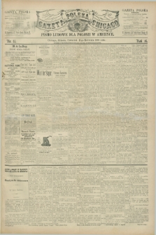 Gazeta Polska w Chicago : pismo ludowe dla Polonii w Ameryce. R.16, nr 15 (12 kwietnia 1888)