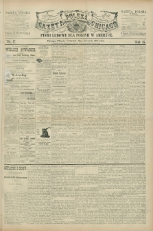 Gazeta Polska w Chicago : pismo ludowe dla Polonii w Ameryce. R.16, nr 17 (26 kwietnia 1888)