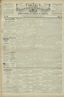 Gazeta Polska w Chicago : pismo ludowe dla Polonii w Ameryce. R.16, nr 30 (26 lipca 1888)