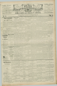 Gazeta Polska w Chicago : pismo ludowe dla Polonii w Ameryce. R.16, nr 31 (2 sierpnia 1888)