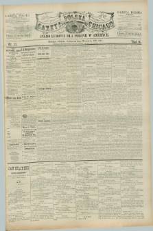 Gazeta Polska w Chicago : pismo ludowe dla Polonii w Ameryce. R.16, nr 37 (13 września 1888)
