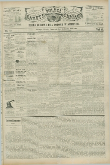 Gazeta Polska w Chicago : pismo ludowe dla Polonii w Ameryce. R.16, nr 47 (22 listopada 1888)