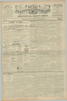 Gazeta Polska w Chicago : pismo ludowe dla Polonii w Ameryce. R.17, nr 5 (31 stycznia 1889)