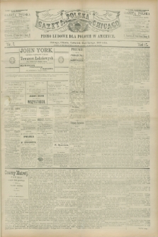 Gazeta Polska w Chicago : pismo ludowe dla Polonii w Ameryce. R.17, nr 7 (14 lutego 1889)