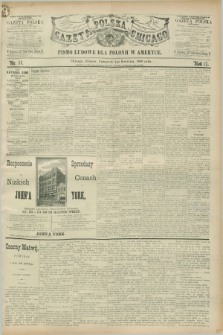 Gazeta Polska w Chicago : pismo ludowe dla Polonii w Ameryce. R.17, nr 14 (4 kwietnia 1889)