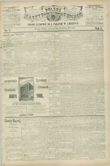 Gazeta Polska w Chicago : pismo ludowe dla Polonii w Ameryce. R.17, nr 17 (25 kwietnia 1889)