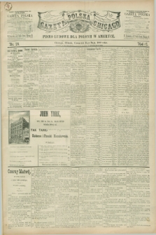 Gazeta Polska w Chicago : pismo ludowe dla Polonii w Ameryce. R.17, nr 20 (16 maja 1889)