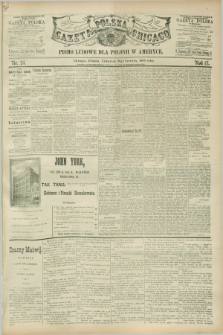 Gazeta Polska w Chicago : pismo ludowe dla Polonii w Ameryce. R.17, nr 25 (20 czerwca 1889)