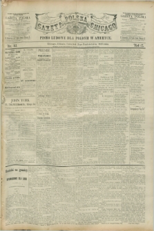 Gazeta Polska w Chicago : pismo ludowe dla Polonii w Ameryce. R.17, nr 43 (24 października 1889)