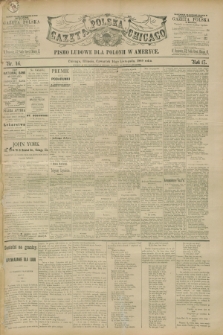 Gazeta Polska w Chicago : pismo ludowe dla Polonii w Ameryce. R.17, nr 46 (14 listopada 1889)