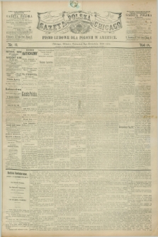 Gazeta Polska w Chicago : pismo ludowe dla Polonii w Ameryce. R.18, nr 14 (3 kwietnia 1890)