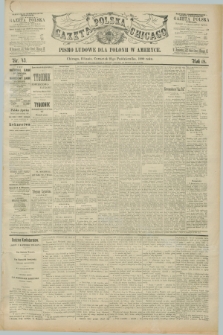 Gazeta Polska w Chicago : pismo ludowe dla Polonii w Ameryce. R.18, nr 43 (23 października 1890)