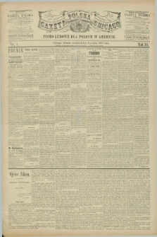 Gazeta Polska w Chicago : pismo ludowe dla Polonii w Ameryce. R.20, nr 1 (7 stycznia 1892)