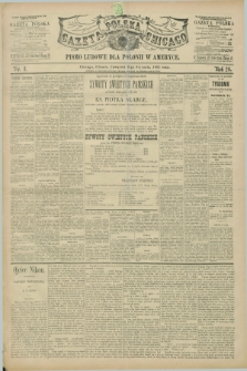 Gazeta Polska w Chicago : pismo ludowe dla Polonii w Ameryce. R.20, nr 3 (21 stycznia 1892)