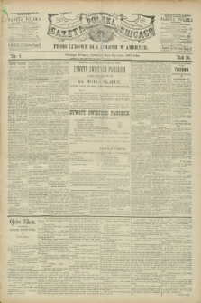 Gazeta Polska w Chicago : pismo ludowe dla Polonii w Ameryce. R.20, nr 4 (28 stycznia 1892)