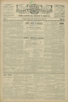 Gazeta Polska w Chicago : pismo ludowe dla Polonii w Ameryce. R.20, nr 5 (4 lutego 1892)