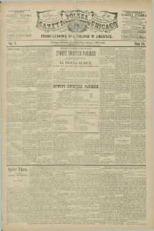 Gazeta Polska w Chicago : pismo ludowe dla Polonii w Ameryce. R.20, nr 6 (11 lutego 1892)
