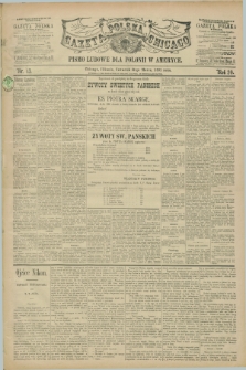 Gazeta Polska w Chicago : pismo ludowe dla Polonii w Ameryce. R.20, nr 13 (31 marca 1892)