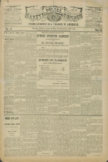 Gazeta Polska w Chicago : pismo ludowe dla Polonii w Ameryce. R.20, nr 41 (13 października 1892)