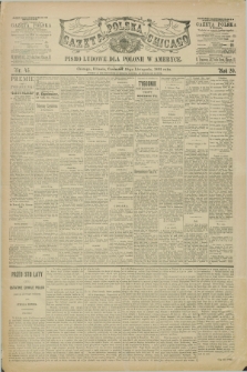 Gazeta Polska w Chicago : pismo ludowe dla Polonii w Ameryce. R.20, nr 45 (10 listopada 1892)