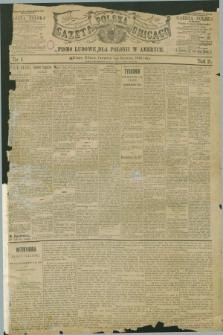 Gazeta Polska w Chicago : pismo ludowe dla Polonii w Ameryce. R.21, No. 1 (5 stycznia 1893)