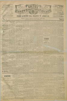 Gazeta Polska w Chicago : pismo ludowe dla Polonii w Ameryce. R.21, No. 6 (9 lutego 1893)