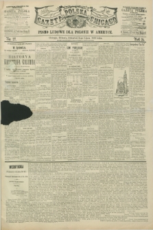Gazeta Polska w Chicago : pismo ludowe dla Polonii w Ameryce. R.21, No. 27 (6 lipca 1893)