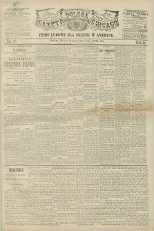 Gazeta Polska w Chicago : pismo ludowe dla Polonii w Ameryce. R.21, No. 28 (13 lipca 1893)