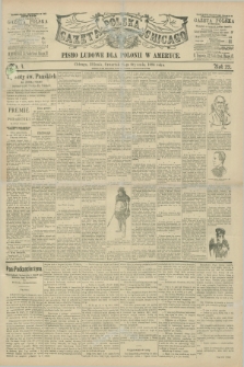 Gazeta Polska w Chicago : pismo ludowe dla Polonii w Ameryce. R.22, No. 4 (25 stycznia 1894)