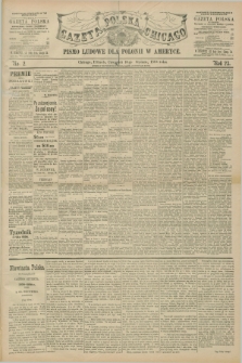 Gazeta Polska w Chicago : pismo ludowe dla Polonii w Ameryce. R.23, No. 2 (10 stycznia 1895)