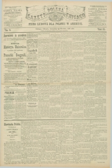 Gazeta Polska w Chicago : pismo ludowe dla Polonii w Ameryce. R.23, No. 14 (4 kwietnia 1895)