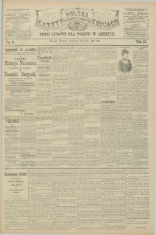 Gazeta Polska w Chicago : pismo ludowe dla Polonii w Ameryce. R.23, No. 18 (2 maja 1895)