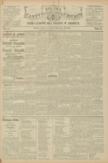 Gazeta Polska w Chicago : pismo ludowe dla Polonii w Ameryce. R.23, No. 28 (11 lipca 1895)